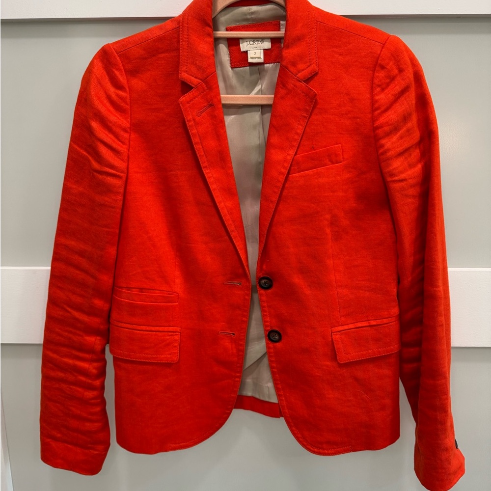 J Crew linen Blazer